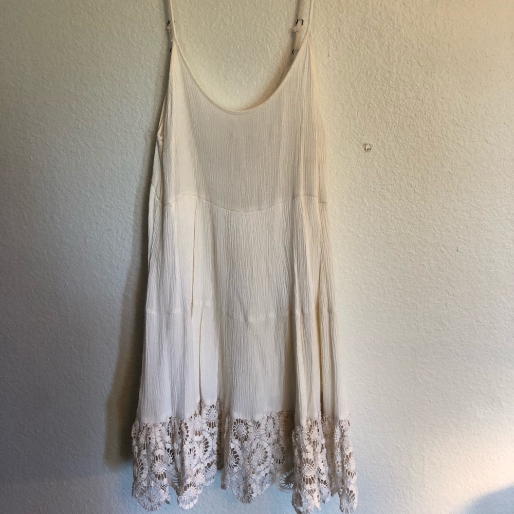 Cotton candy cream dress